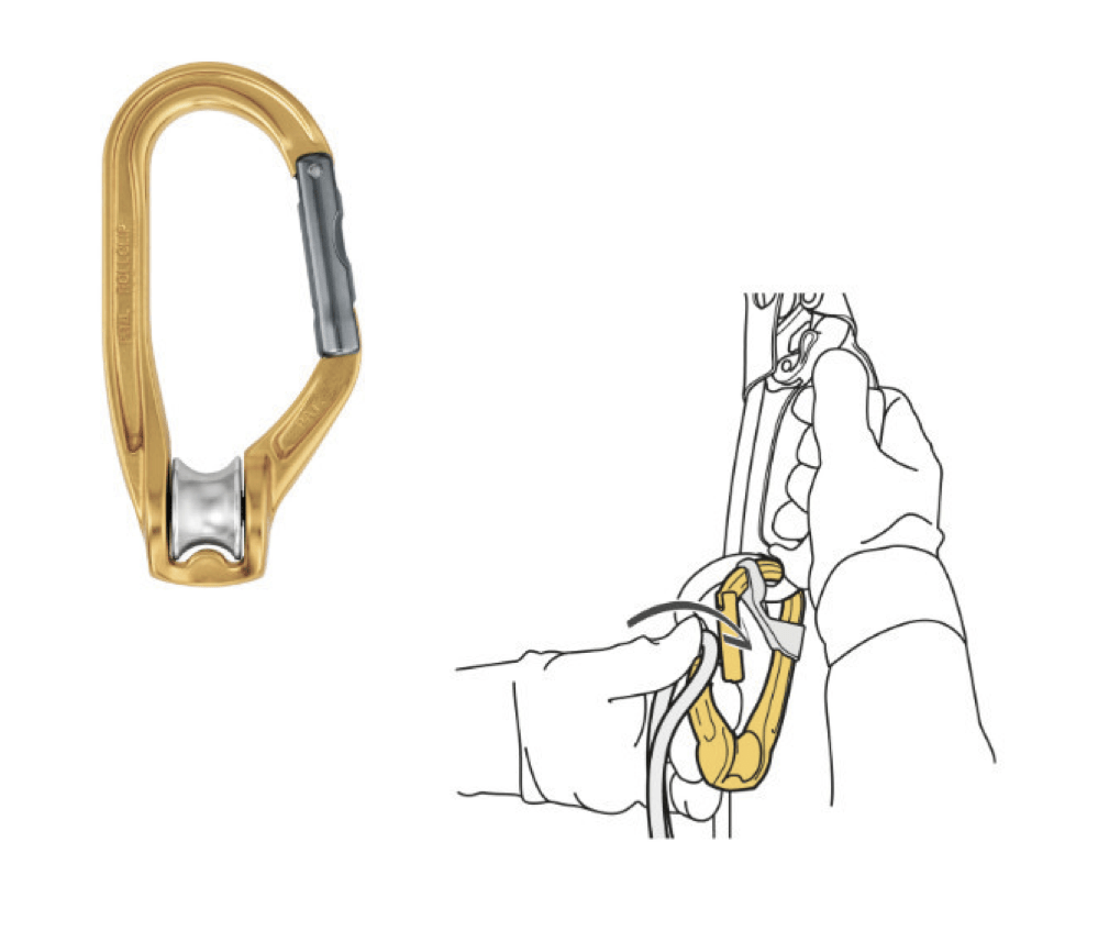 02car.png Carrucola RollClip A leva semplice PETZL - immagine 1