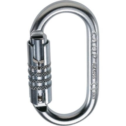 Moschettone OVAL 3LOCK Camp acciaio